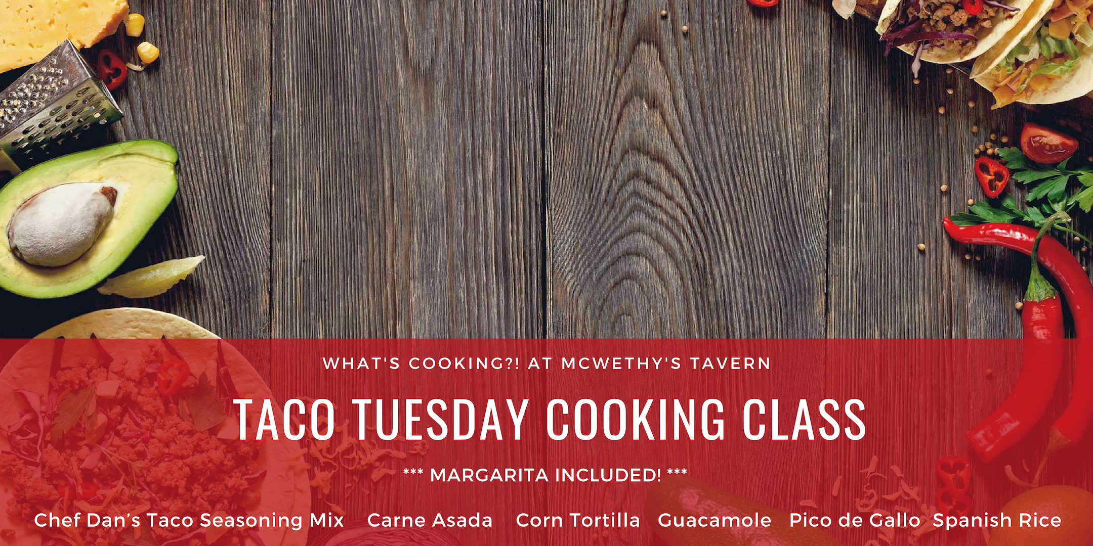 Taco tuesday cooking class