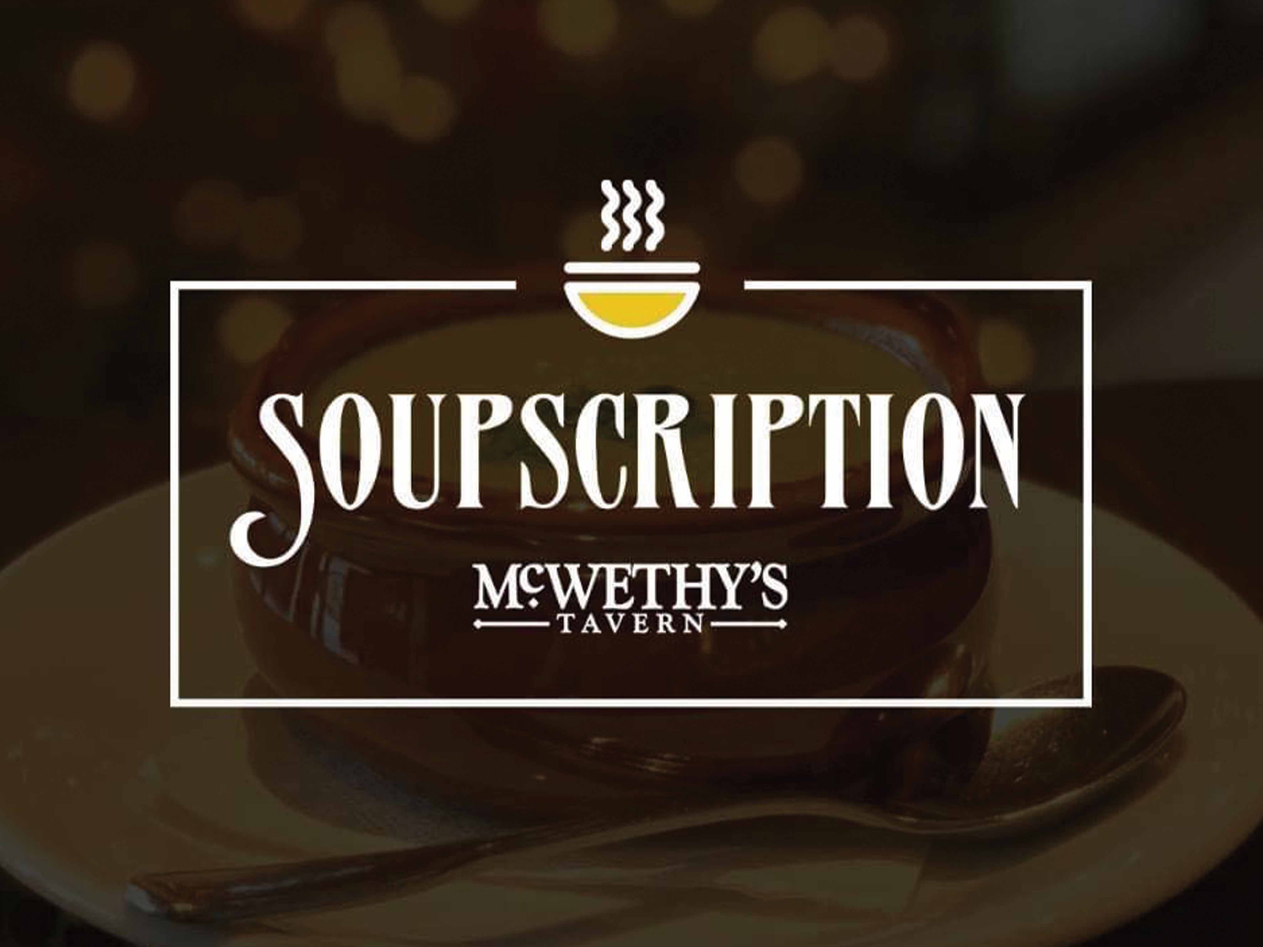 Sign Up For Our SOUPscription!