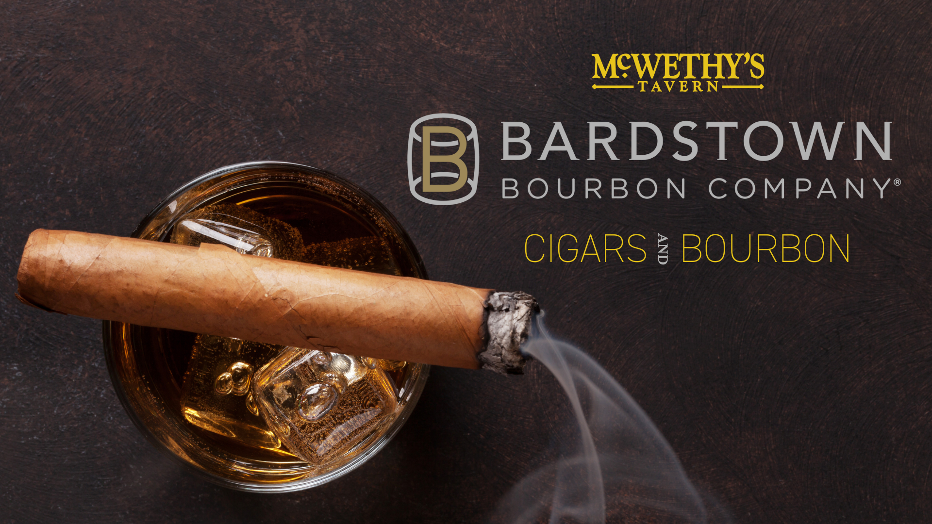 McWethy's Tavern Bardstown Bourbon Company Cigars & Bourbon Tasting