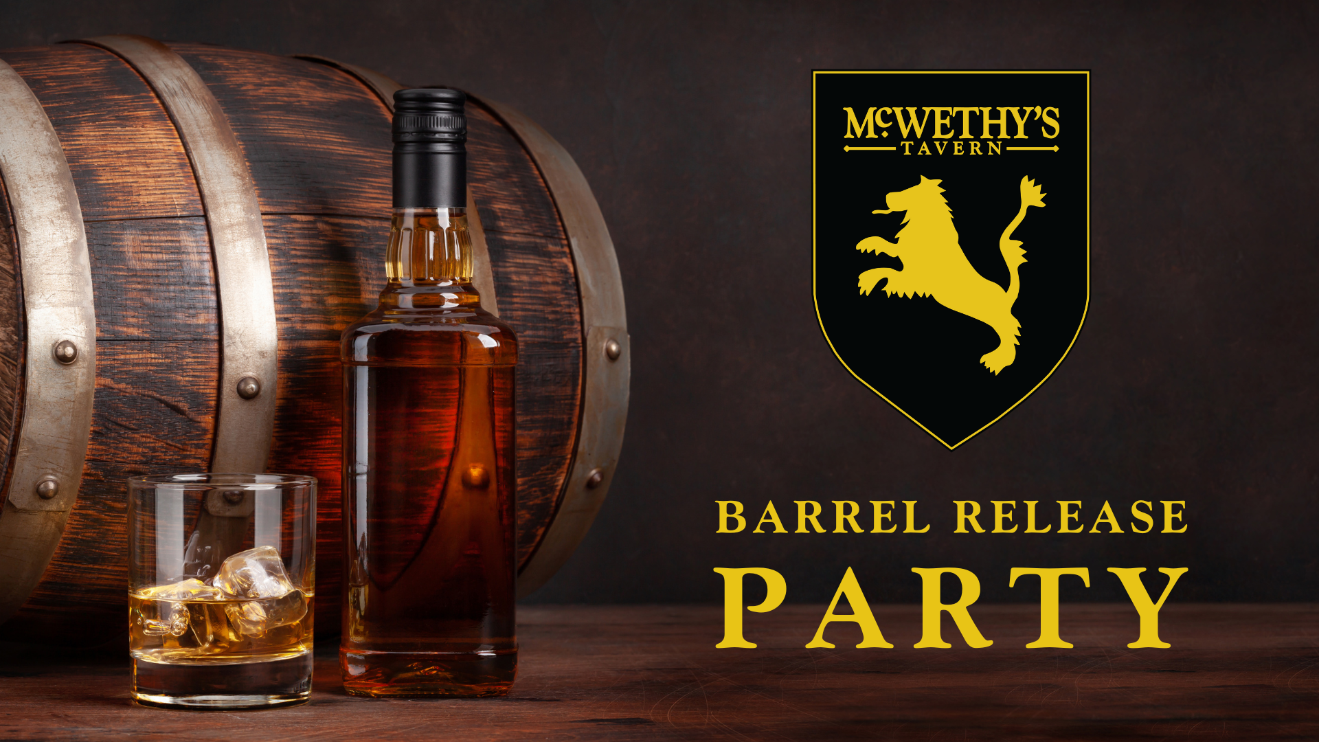 McWethy's Tavern Barrel Release Party