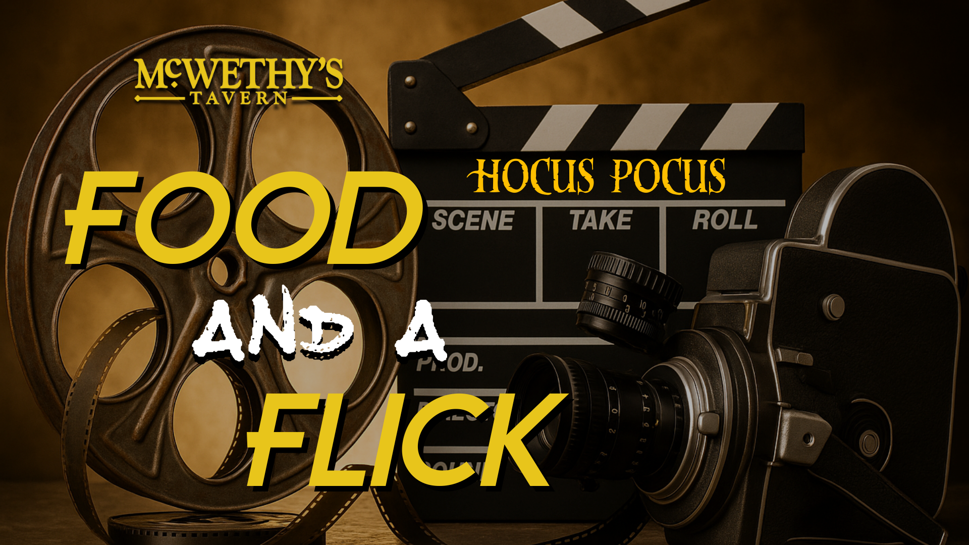 McWethy's Tavern Food and A Flick Hocus Pocus